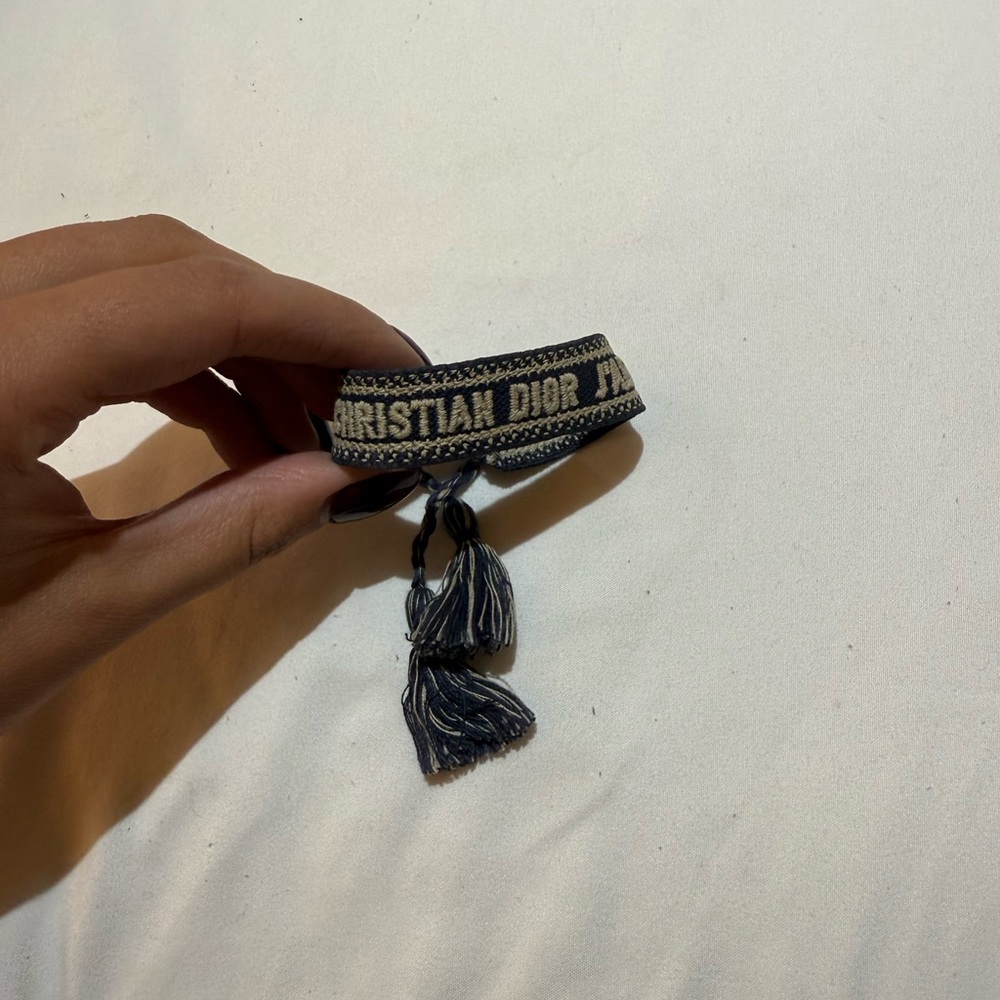 christian dior blue bracelet